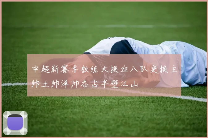 中超新赛季教练大换血八队更换主帅土帅洋帅各占半壁江山