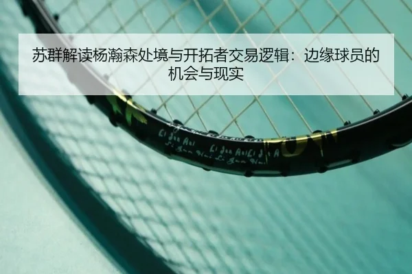苏群解读杨瀚森处境与开拓者交易逻辑：边缘球员的机会与现实（leyu）