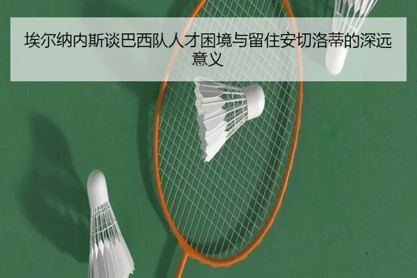 埃尔纳内斯谈巴西队人才困境与留住安切洛蒂的深远意义 - leyu